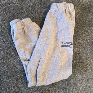 Randy Melville light gray Los Angeles sweatpants